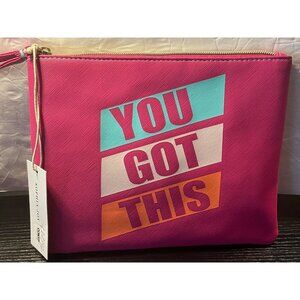 Sophia Joy Wristlet cosmetic bag makeup Conair pink